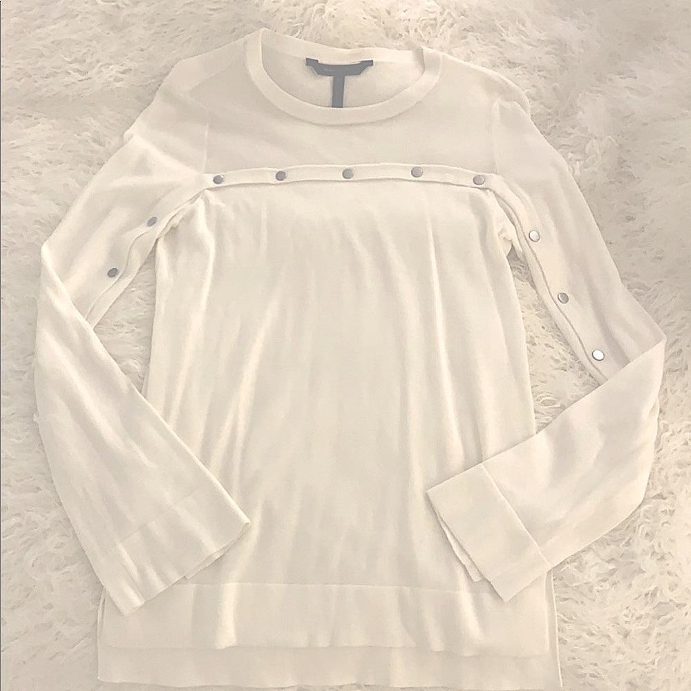 BCBG XS Sweater with Silver Studs